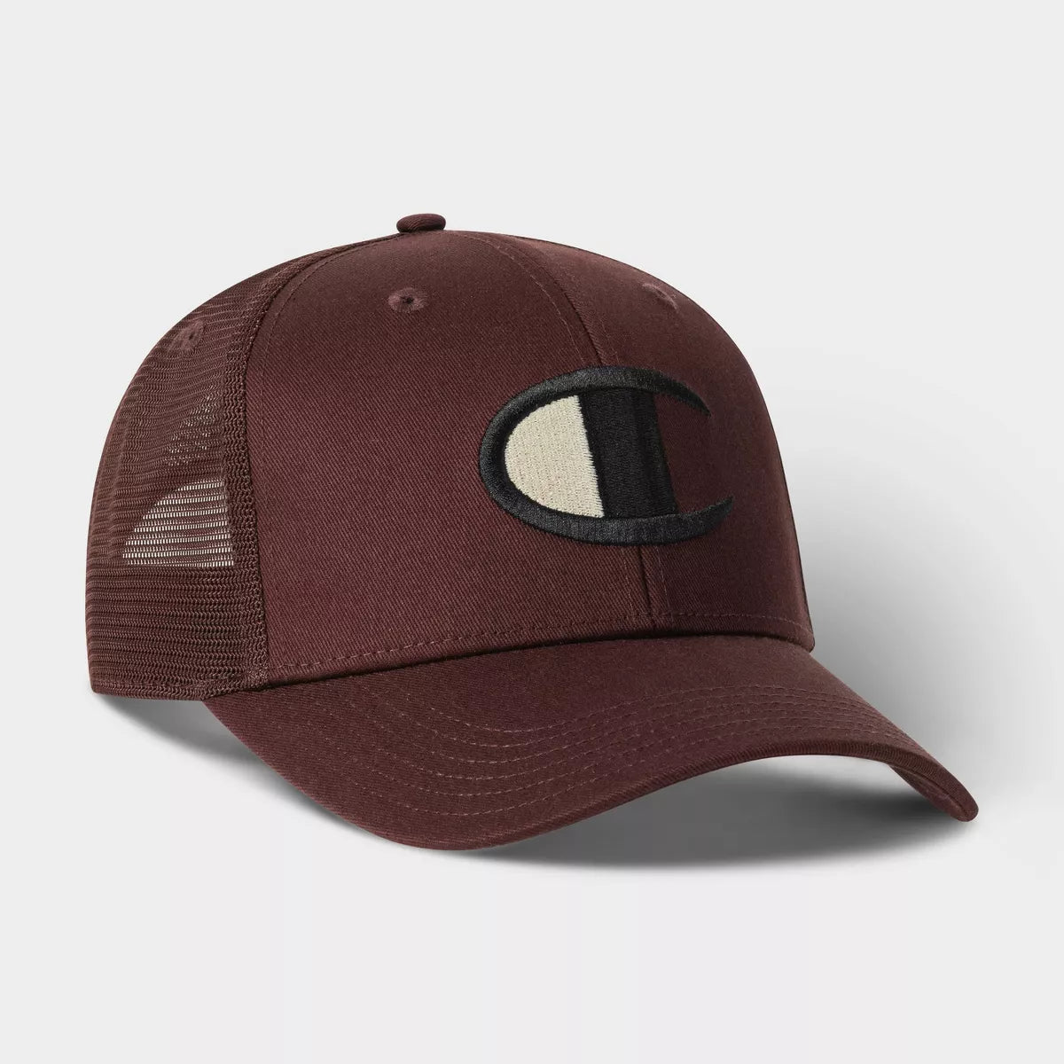 Champion Adult Logan Twill Trucker Hat - Maroon