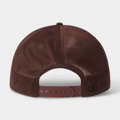 Champion Adult Logan Twill Trucker Hat - Maroon
