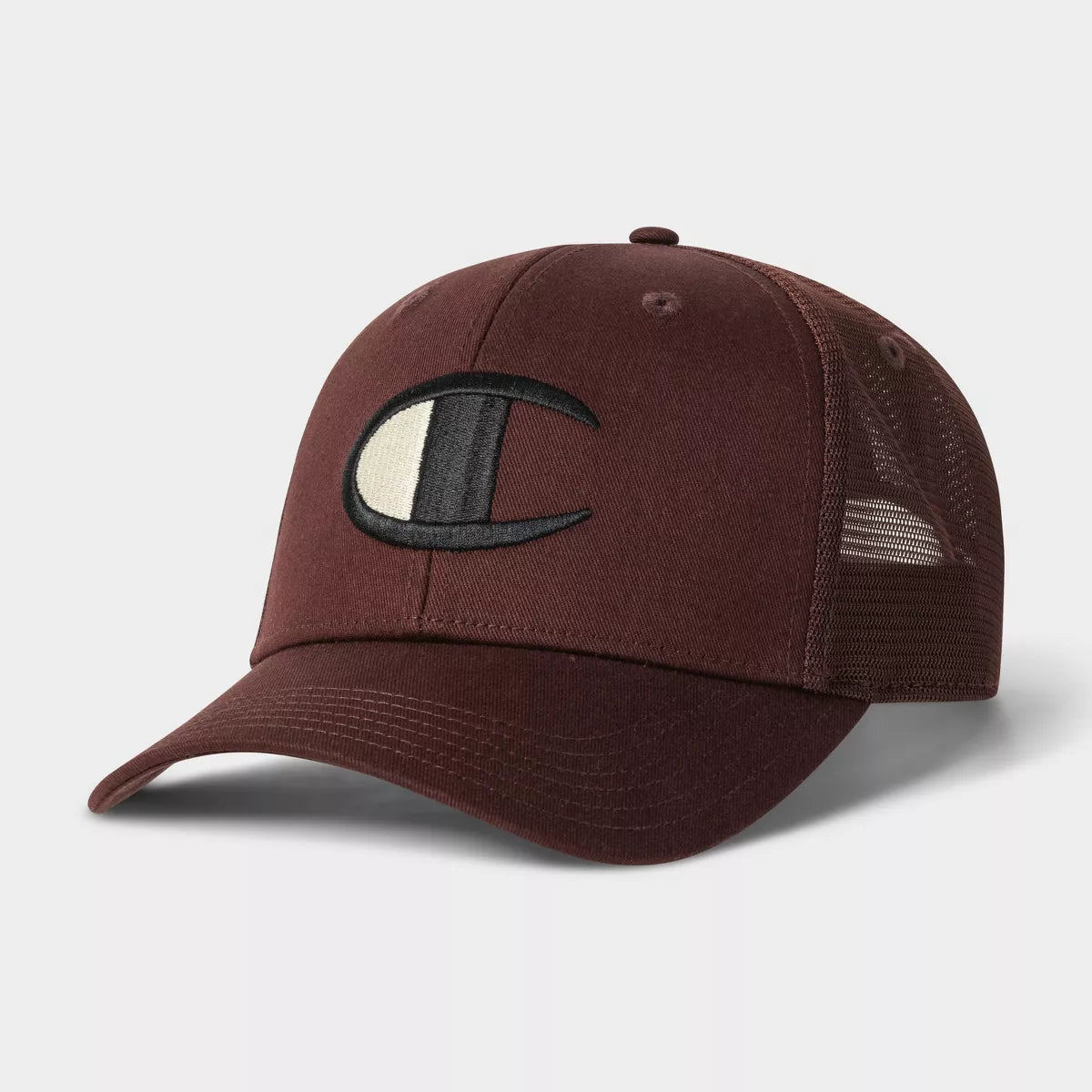 Champion Adult Logan Twill Trucker Hat - Maroon